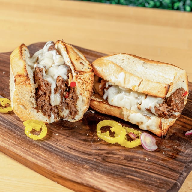 Chicken Cheesesteak Sub.